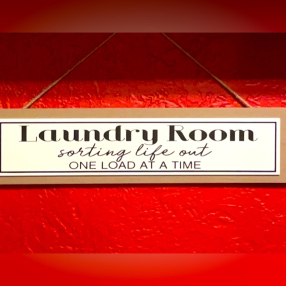 Laundry wall decor